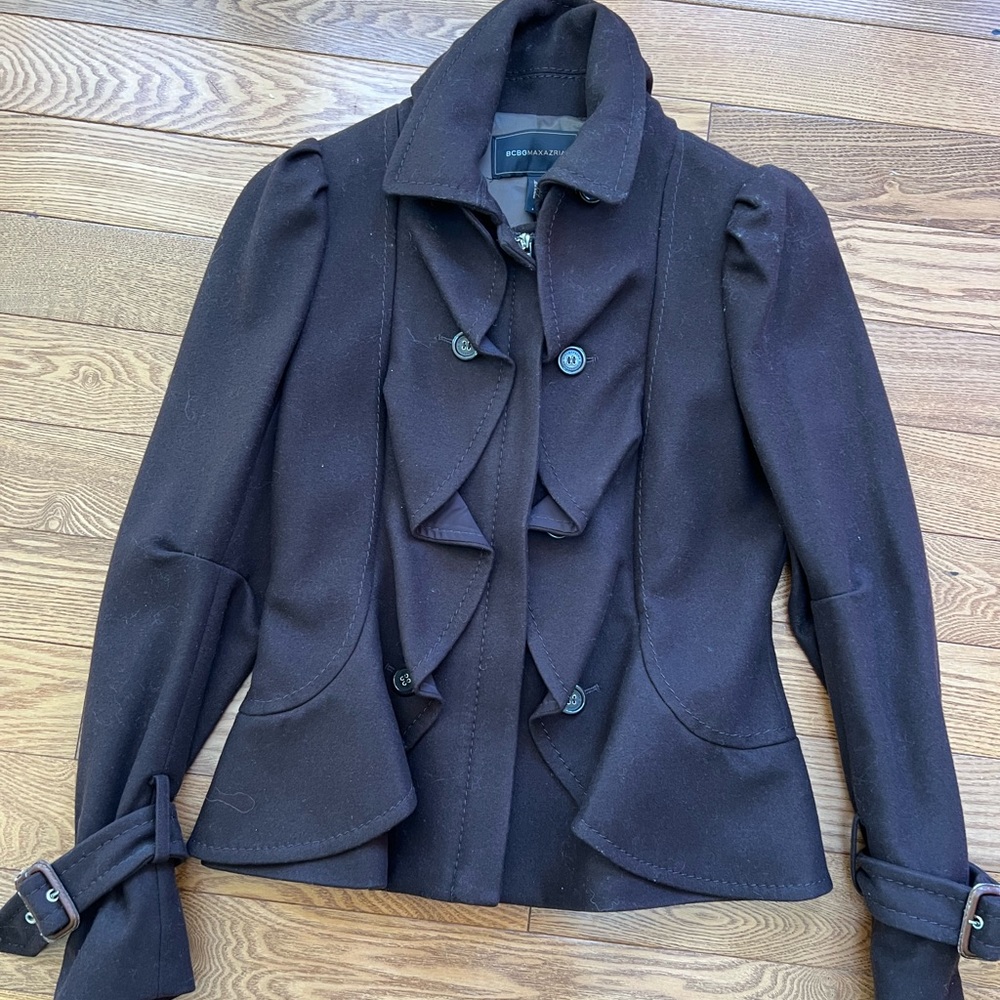 Bcbg wool/cashmere blend coat size small